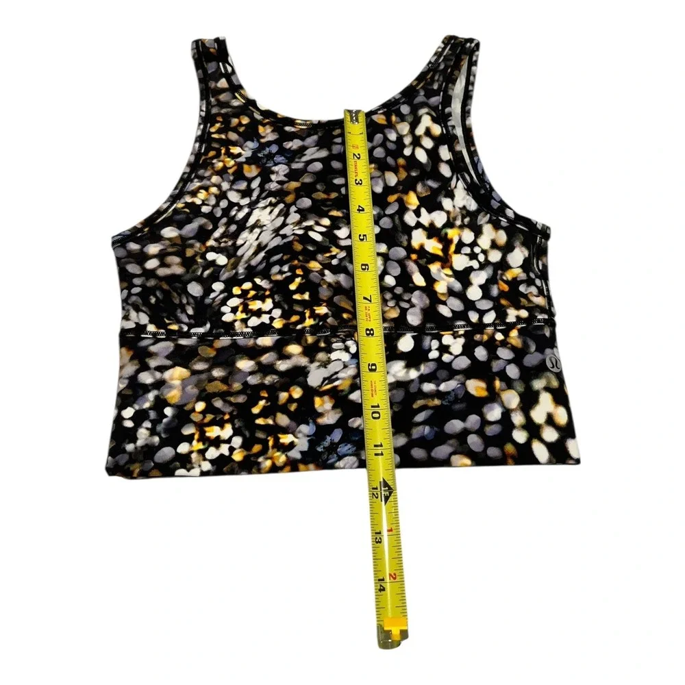 Lululemon Power Pivot Tank Metropolis Glow Women's 4 Cropped Athletic‎ NWT